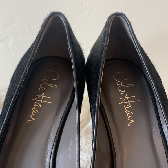 Cole Haan Peek Toe Pumps. Size 8. NWOT. Black. 4 1/2” Heel. Platform Sol… - Picture 9 of 12
